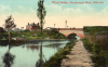 The Wharf Bridge, which carried the Winchester Turnpike over the Basingstoke Canal.
